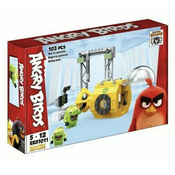 Angry Birds Building Block Set Pig Submarine 103pc EK81011 Ages 5+ - Picture 3 of 7